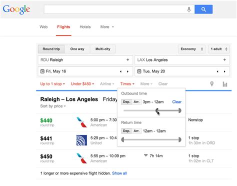 google flights canada